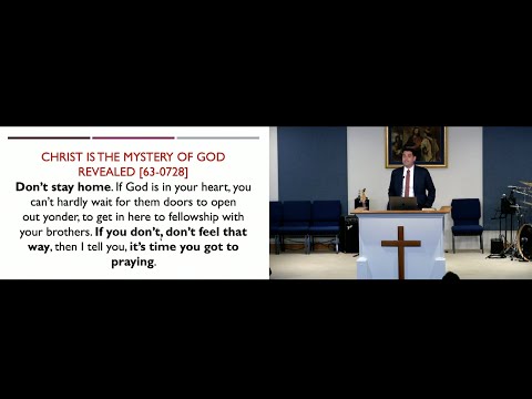"Why It Is A Sin to Stay Home From Church" (30min Bible Study) - Matthew Watkins