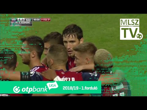 Scepovic Stefan gólja a Mol Vidi FC - Kisvárda Master Good mérkőzésen