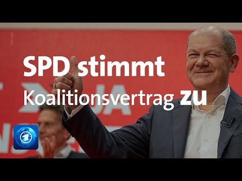 SPD stimmt als erste Ampel-Partei dem Koalitionsvertrag zu