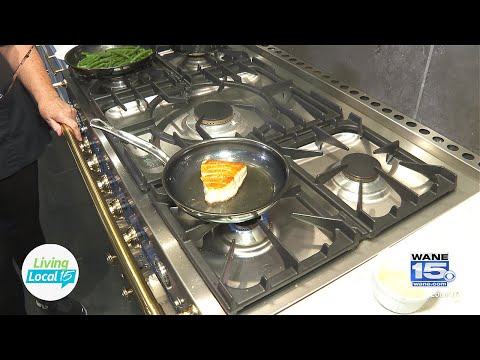 Jessica Sears a Sea Bass and makes a Lemon Caper Sauce at Fearless Cook | Living Local 15