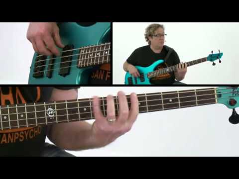 Bass Gutiar Lesson - #34 - Stu Hamm - 50 Pro Bass Grooves
