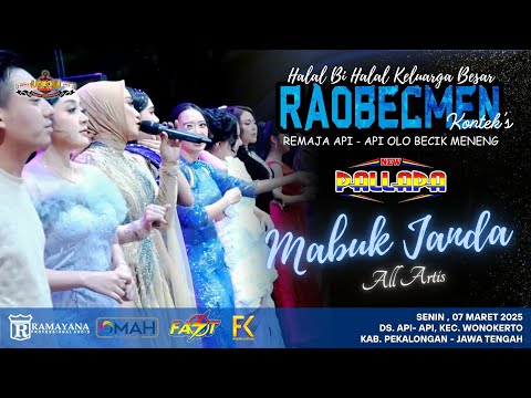 MABUK JANDA - ALL ARTIS NEW PALLAPA ( COVER LIVE PERFORM ) RAOBECMEN 2025