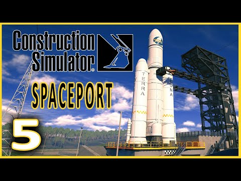 Construction Simulator | Spaceport DLC Gameplay Playthrough | Part 5 with Sim UK
