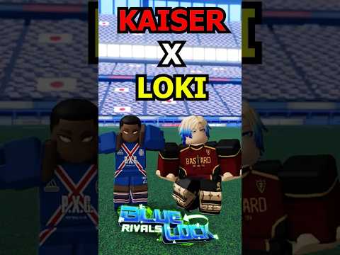 LOKI X KAISER EN BLUE LOCK RIVALS esta bug😭 #bluelock #roblox #shorts #bluelockrivals