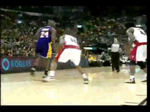 Kobe Bryant Dunk vs Raptors 01-24-10