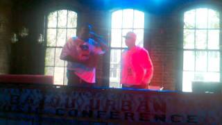DJ RO HONORED BY GO DJ BLACK N MILD @ BAYOU MUSIC CONFERENCE @djrowatts504 @godjblacknmild