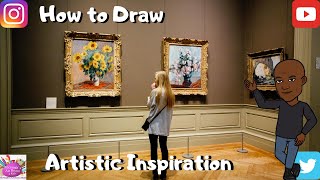 How To Draw Artistic Inspiration  #Creativityfound
