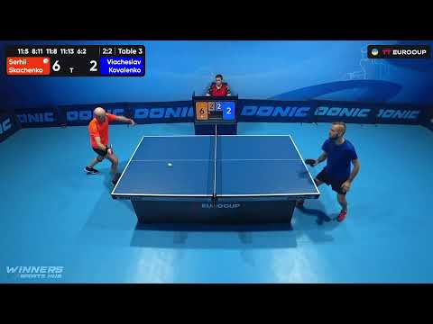 11:35 Serhii Skachenko - Viacheslav Kovalenko 19.08.2023 TT Euro.Cup Ukraine Master. TABLE 3