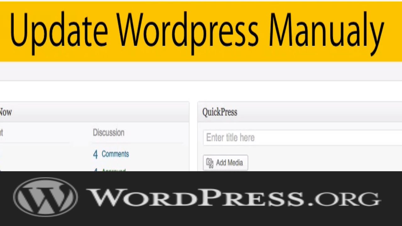 How to Update Wordpress Manually (cPanel / FTP)