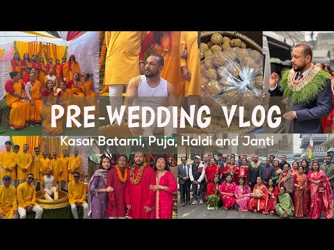 Traditional Nepali Wedding Prep: Haldi & Kasar Batarni Ceremony!