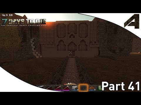 7 Days to Die Alpha 11.4 Gameplay - Part 41 - "Starting The Bridge"