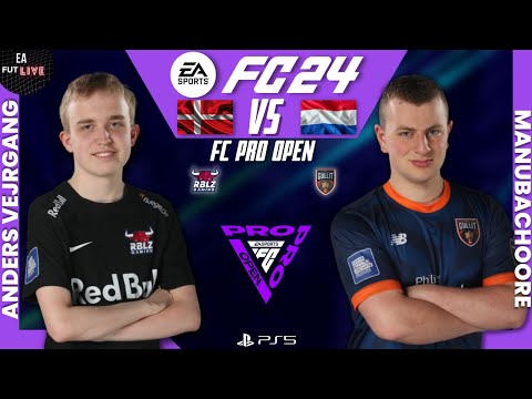 ANDERS VEJRGANG VS MANUBACHOORE | FC Pro Open 24 Match Week 3 - Group C (commentary Germany)