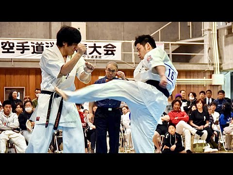 【三日月蹴りK.O！】第31回ウエイト制 福島県空手道選手権大会  中量級〜二回戦〜