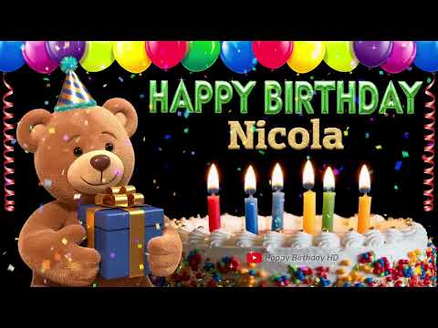 Nicola Happy birthday To You - Happy Birthday song name Nicola 🎁 🎂