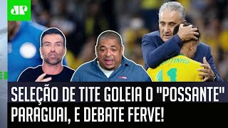 “Já tem amante do Tite? A seleção ganhou de uma baba, cara”: Debate ferve após Brasil 4 x 0 Paraguai