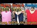 258K Views Nighty 100 Nighty Wholesale Market In Mumbai Gown Wholesale Market Mumbai