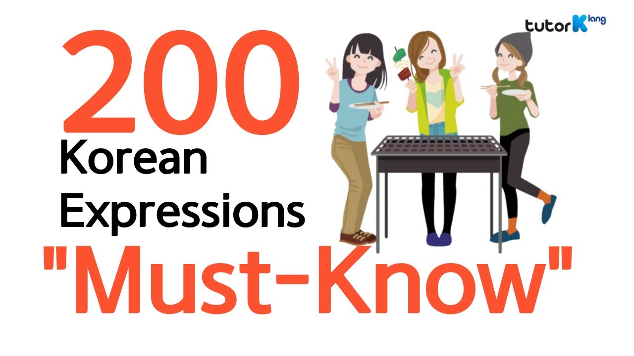 200 Must-know Korean phrases for beginners I learn korean, korean podcast