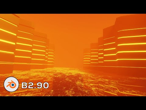 Blade Runner Scene in Blender 3d (blender tutorial)