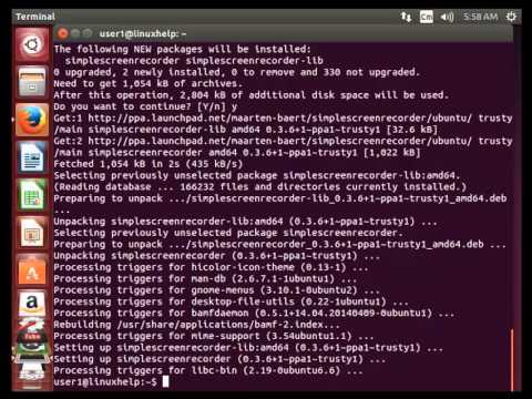 How to install Simple Screen Recorder | LinuxHelp Tutorials