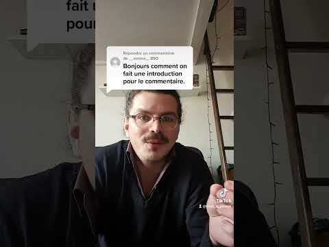 Méthode en français : l'introduction de commentaire