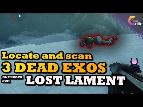 Destiny 2 - Locate and Scan 3 Dead Exos on Europa - Lost Lament Quest [Ultrawide]