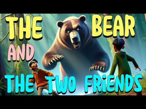 The Bear and The Two Friends | Kids Fairy Tales | Learning English | Moral of the Story