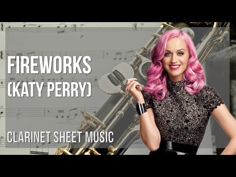 Clarinet Sheet Music: How to play Fireworks by Katy Perry