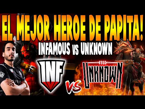 INFAMOUS vs UNKNOWN [BO2] - El Mejor Héroe de Papita! - Aorus League Impostor Edition DOTA 2