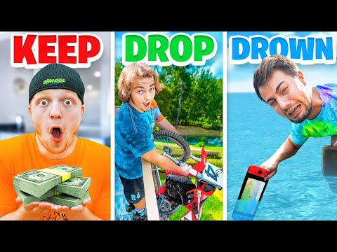 EXTREME Keep, Drop, or Drown Challenge!