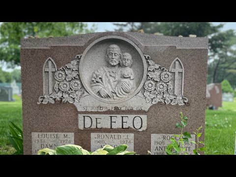 Saint Charles Resurrection cemetery Farmingdale New York  De Feo Family Amityville NY 1974 murders