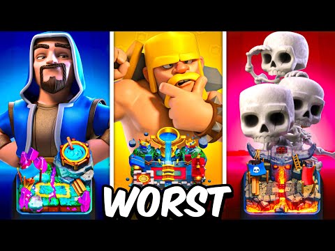 The WORST Card for Every Arena in Clash Royale