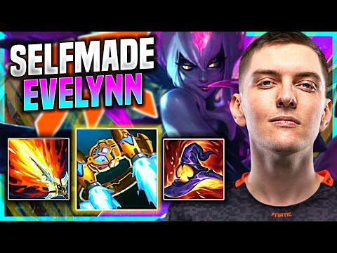 WHEN SELFMADE PICKS EVELYNN! - FNC Selfmade Plays Evelynn JUNGLE vs Kayn! | Challenger TV