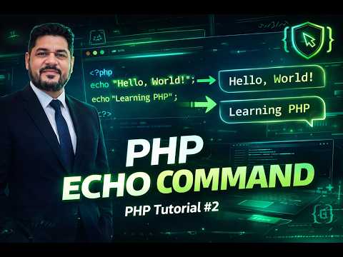 Php Tutorial For Beginners 2 Display Output Using Echo Command In Php