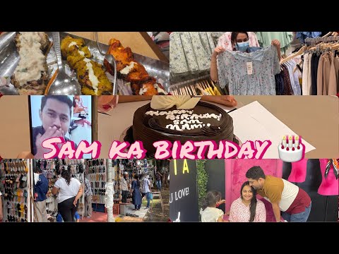 Shopping at linking road| lunch at persian darbar|Sam ka birthday🎂| Azmeena diaries|#vlog #shopping