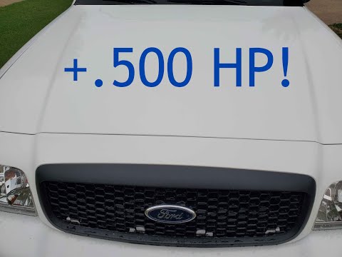 Crown Vic install K&N air filter and clean MAF (mass air flow sensor)