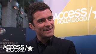 Orlando Bloom On If His Son Has Seen Any Of The 'Pirates Of The Caribbean' Films | Access Hollywood