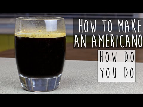 How to Make an Americano Coffee at Home