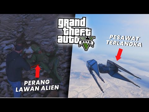 I Found the RAREST PLANE and Fight Against Aliens in GTA 5! (Mod)