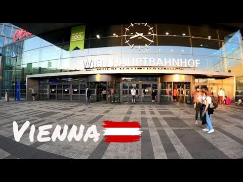 Vienna Main Station (Wien Hbf), Walking Tour | 4k