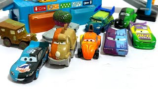 Disney Cars color change 9 types & Cars car wash toy!
