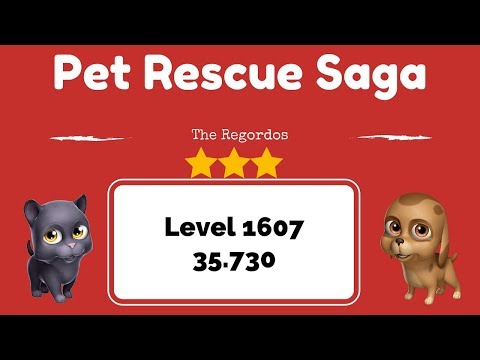 Pet Rescue Saga Level 1607 - No Boosters