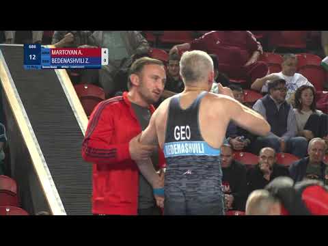 BRONZE FS - 78 kg: A. MARTOYAN (ARM) v. Z. BEDENASHVILI (GEO)