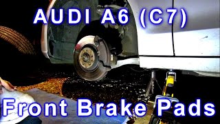 Audi a6 c7 Front Brake Pad Replacement