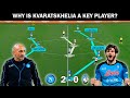 Tactical Analysis: Why Kvaratskhelia is a key player for Spalletti's tactics | Napoli vs Atalanta