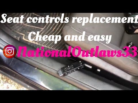 Camaro driver seat switches replacement