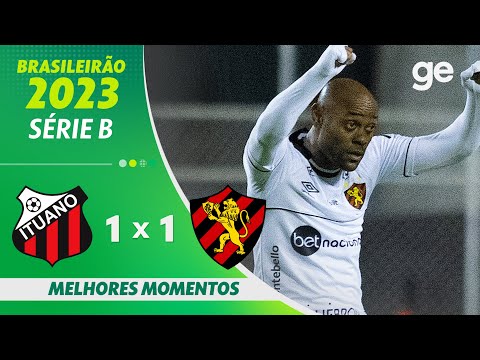 Gols e lances de Ituano x Sport