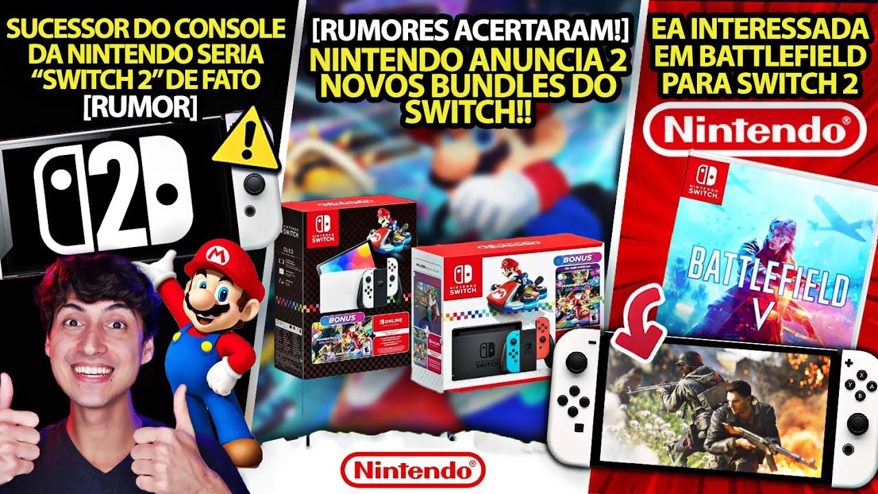 Mais detalhes do Switch 2, Nome e Cores de Joycon! [Rumor] | Rumores acertaram! Novos Bundles e Mais