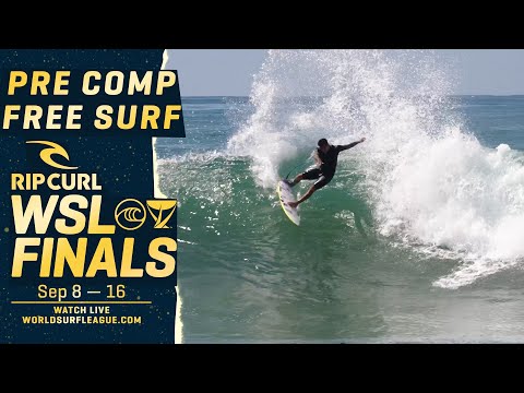 First Look At The Final 5 Surfing Lowers // Pre Comp Free Surf - Rip Curl WSL Finals 2023