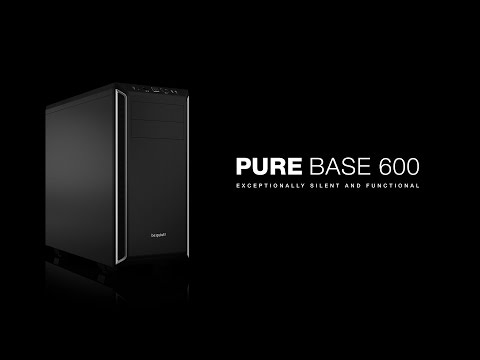 BE QUIET PURE BASE 600 Sidabrinis Midi Tower video