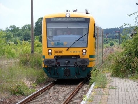 ★ VT 650 in der Oderbruch Hauptstadt Wriezen [HD]